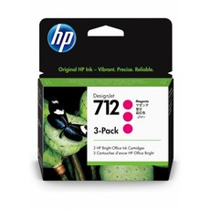 HP NO.712 原廠紅色墨水匣 3ED78A (29ml*3) 適用於T250/T650, 1個