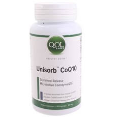QOL LABS 輔酶Q10素食膠囊 100mg, 60顆, 1罐