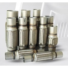 마후라용접 자동차 머플러 밸로우즈 연결 배기자바라 스테인레스 소음기 파이프 스텐 플러스, A. 38 x 100 x 200, 1개