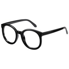 【臺灣出貨 】二次元軟妹半框眼鏡無鏡片日係拍照造型搭配可愛萌妹黑色框架女潮