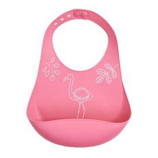 JoJo Maman BeBe 矽膠防掉落食物圍兜, 1個