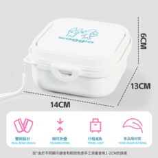 咖家 寵物外出摺疊雙碗, 摺疊雙碗 | 白色 400ml 400ml 零食盤, 1個