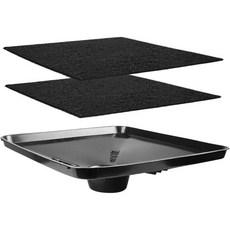 17892 리슬 오일 배출용 변속기 배출 팬 - 22인치 스플래시 패드 2개 대형 유체 캐치 사각형 다양한 깔때기에 적합 바닥을 깨끗하게 유지, 17892 리슬 오일 배출용 변속기 배출 팬 - 22인