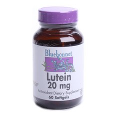 Bluebonnet 葉黃素軟膠囊 20mg, 1罐, 60顆