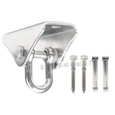 晟古壹 304不銹鋼旋轉吊盤掛鉤, 1個, D型懸掛盤,無螺絲