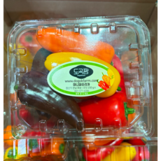 국내산 미니 파프리카 (4색 1팩 250g 내외), 1개, 250g-1팩-4색
