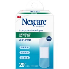 3M Nexcare 透明繃 (2.5x7.2cm) - 20片, 1個