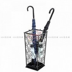 【開發票/統編】歐式鐵藝酒店大堂辦公家用雨傘架雨具收納架雨傘桶放傘桶傘架 高端大酒店傘桶 高級感 加固結實 不生鏽389990, 黑色, 1個
