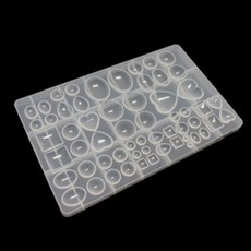 레진몰드 58종수정 투명 실리콘 몰드 쪼만한마을