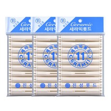 오라이브 진성 셀프파마 세라믹 헤어 롯드 11호, 3개, 화이트