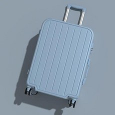 대형 수하물 핸드 푸시 카트 여행 가방용 소재 단색 클린핏 스타일, 1개, P. F61 - 딥블루 컵홀더 없음 - 스크래치 방지