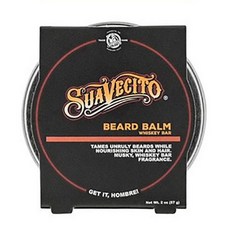 GOODFORIT/加州Suavecito Whiskey Bar Beard Balm深焙威士忌鬍鬢護理膏/1.5oz, 1個, 43g