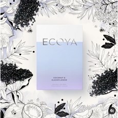 ECOYA 經典蠟燭 270g 椰香接骨木花, 1個