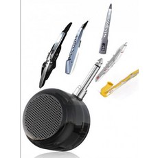 미니 기타 앰프 충전식 블루투스 어쿠스틱 일렉트릭 베이스 스피커, 블랙 (블루투스 M400 듀얼 스피커), 단일 모델