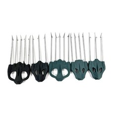 오머 블랙 나일론 스레드 멀티 프롱 그린 포인트 페스카 스피어건 웹 사이트 스쿼트, 1. 3prongs 1pc