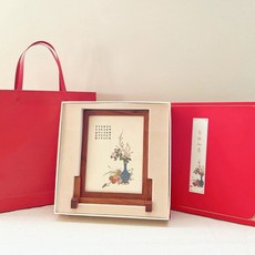 미니병풍 소형병풍 인테리어, 1개, 야송 삽입 스크린 24.9x6x22cm