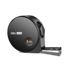 deli home 黑色鋼捲尺, 1個, 得力工具 黑色鋼捲尺 3M*16mm