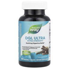 Nature's Way DGL 울트라 엑스트라 스트렝스 초콜릿 츄어블 90정, NaturesWayDGL울트라엑스트라스트렝스초콜릿츄어블, 1개