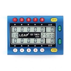 손목 스코어 점수 카운터 상품 득점기 게이트볼 기계 시계, 블루(일본어판) 1인 상한선 5점