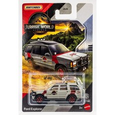 Matchbox Ford Explorer 侏羅紀世界：統霸天下, 銀色 / 灰色 條紋, 2個