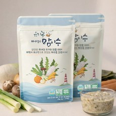 먹놀잼 국산 유기농 100% 바다담은 맘이수 채수 육수 티백, 다시마, 20g, 2개