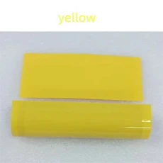 100개갑 18650 리튬 배터리 PVC 열수축 슬리브 스킨 필름, 01 100PCS for 18650, 07 A9-yellow