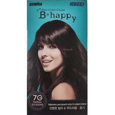 세화 비해피 헤어 컬러 크림 7G 딥다크브라운, 1개