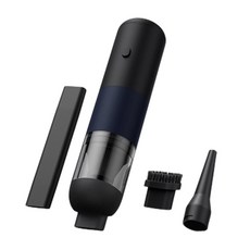 車用無線吸塵器，輕巧便攜，強勁吸力，多功能配件, 單機黑藍款(無收納盒), 16282-02