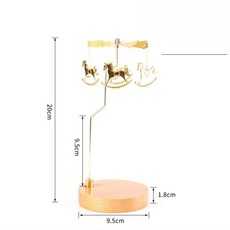 회전목마 캔들홀더 양초 트레이 장식 소품 인테리어 원목 받침대 회전목마, 원목 받침대 하트 러브