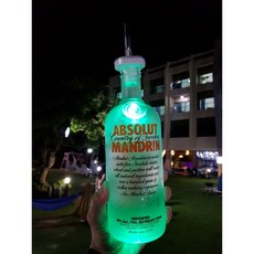 감성충만 LED 푸어러 하이볼 칵테일 보드카, 핑크, 1개