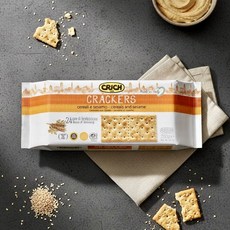 CRICH 克里奇 芝麻蘇打餅 - 酥脆不油膩, 250g, 1個