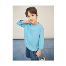 [빈폴키즈] [Essential] 수피마 베이직 7부 티셔츠 스카이 블루 (BI5741UE1Q) (BI5741UE1Q)