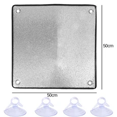 창문 필름 총 암막 절연 프라이버시 햇빛가리개 보호대 패드 네일프리 롤러 블라인드 흡입 컵 커튼 알루미