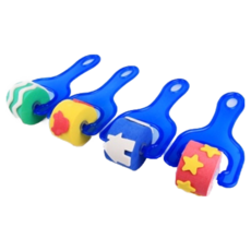 環保可水洗手指畫印泥, 滾輪四入