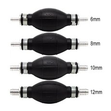6mm/8mm/10mm/12mm 수동 연료 펌프 고무 알루미늄 핸드 프라이머 오일 가솔린 디젤 액체 이송, 01 8mm, 1개