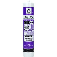 中性防霉密封膠 矽利康 長效防霉 防水膠 速乾 耐久性 抗低溫, 1個, 透明