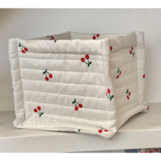 다용도 장난감 기저귀 바구니 패브릭 예쁜 정리함, 1개, 채리