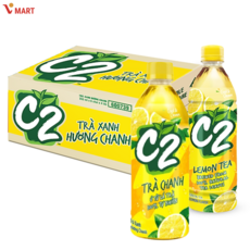 Vmart 베트남 레몬 녹차 티 tra chanh C2, 355ml, 18개