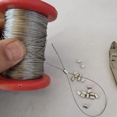 不鏽鋼鋼絲繩 0.3mm 1*7 50米 海釣 釣魚線 DIY串珠繩, 1個