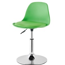 홈바 의자 높낮이 조절 바테이블 카페 주방 스탠딩, 업그레이드 3단 봉 두꺼운 받침대, 그린 로우레그 39-54cm