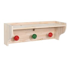 모아샵 삼나무 원목 다용도 벽선반 옷걸이 60 1P 행거 선반 다용도선반행거 다용도선반옷걸이