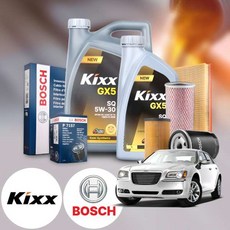 크라이슬러 더뉴300C(12~) 3.6 가솔린 킥스 GX5 SQ 5W30 엔진오일필터세트 6리터