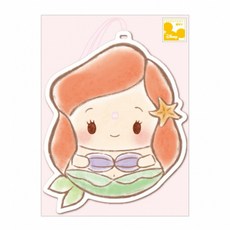 現貨正版 迪士尼 造型繫繩卡片 萬用卡片 生日卡片 許願卡 聖誕卡 禮物卡 祝福卡片維尼 小飛象 愛麗兒 公主 奇蒂卡片, 1個, 雲朵美人魚