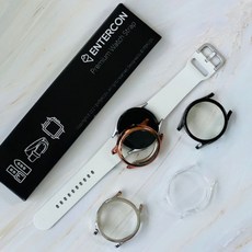 엔터콘 갤럭시워치 4 / 4 클래식 보호 젤리 케이스 MCL, 본상품선택, 갤럭시워치4 44mm_실버, 1개