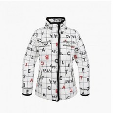 까스텔바작 BGAWDW706WH 여성 로고 패턴 트위드 다운 점퍼DGDH4447842