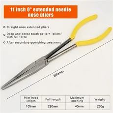 호환 1개 노란색 손잡이 확장형 롱 리치 스파크 플매트 카펫 러그 플라이어 안전 링 노즈 디자인 논슬립 핸, 04 A1