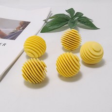 세탁볼 옐로우 5p 엉킴방지 빨래볼, 1개