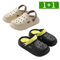 1+1 아쿠아샌들 여름 클로그 남성 슬리퍼 샌들
