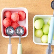매일발견 스쿱 수박화채스푼 서빙스푼 요리국자 믹싱스푼