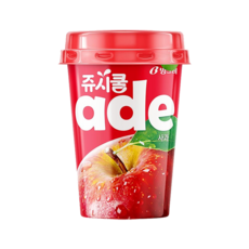 빙그레 쥬시쿨에이드 사과에이드, 250ml, 7개